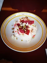 White Chocolate and Pistachio Pavlova